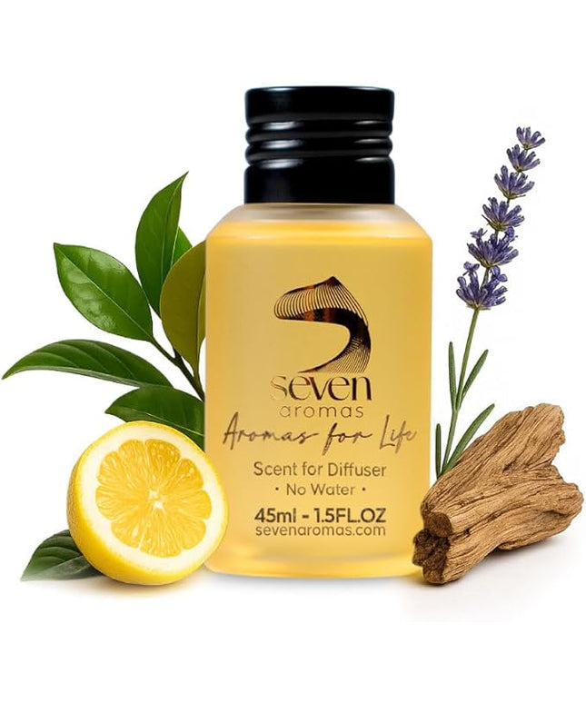SevenAromas Hotel Scent Diffuser Oil, Luxury Hotel-Inspired Essential Oil for Aromatherapy & HVAC Diffusers – Premium Dropper Bottle - 45 ml 1.52 FL oz (Bora Bora)
