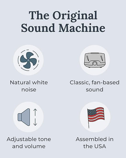 Yogasleep Dohm Classic (Gray 3 Pack) The Original White Noise Machine, Soothing Natural Sound From A Real Fan, Noise Cancelling For Office Privacy, Travel & Meditation, Sleep Therapy For Adults & Baby