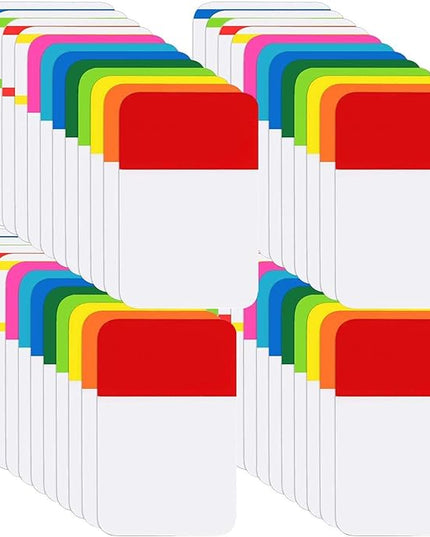 KICNIC Sticky Tabs 1 Inch, 960pcs Book Tabs, Colored Page Markers Self Adhesive, Repositionable Note Tabs for Documents, Books, Paper, Notebooks, Filing and Folders [24 Sets, 10 Colors]