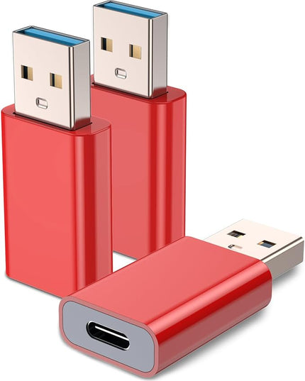 MOSWAG USB to USB C Adapter, USB C Female to USB Male Adapter Compatible with Apple MagSafe Watch 9/8/7/SE/Ultra, for iPhone 15 14 13 12 Mini Pro Max,iPad,Galaxy Note,Pixel,CarPlay,Wall Plug
