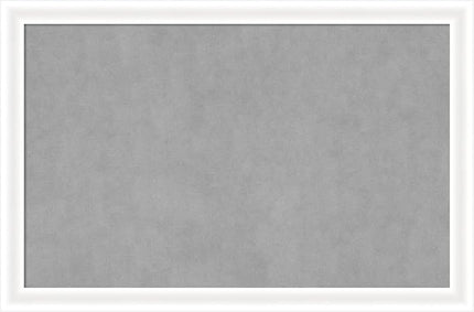 Amanti Art White Framed Magnetic Board 23x35 Large Vision Board for use with Magnets, 100% Metal Sheet to Display Items as Office Decor or for Home Organization in mudroom, Kitchen or Kids Room