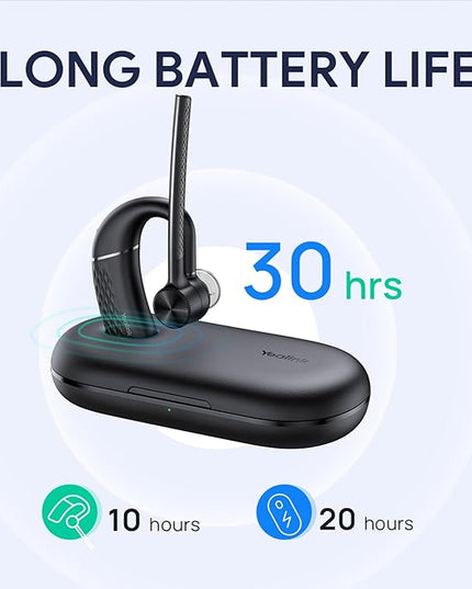 Yealink BH71 Workstation Pro Bluetooth Headset for Office Phone, Computer, Mobile, Work with Teams (Certified) Zoom, Charging Case, Wireless Charging Pad, Speakerphone, USB 3.0 Hub, 3-Inch Touchscreen