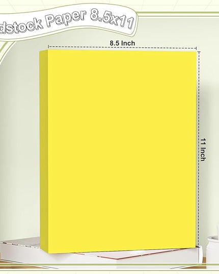 30 Sheets Cardstock 8.5x11, 65lb Colored Card Stock, 15 Assorted Colors Construction Paper, 180gsm Thick Printer Paper for Printing, Painting, Card Making, Kids School Supplies,Party Decorations