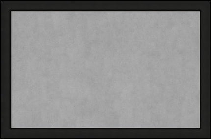 Amanti Art Black Framed Magnetic Board 23x35 Large Vision Board for use with Magnets, 100% Metal Sheet to Display Items as Office Decor or for Home Organization in mudroom, Kitchen or Kids Room