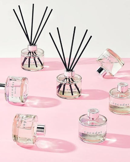 COCODOR Signature Reed Diffuser Set/Refreshing Air / 6.7oz /2 Pack/Home Fragrance Diffuser, Oil Scent Diffuser for Bathroom Shelf Decor