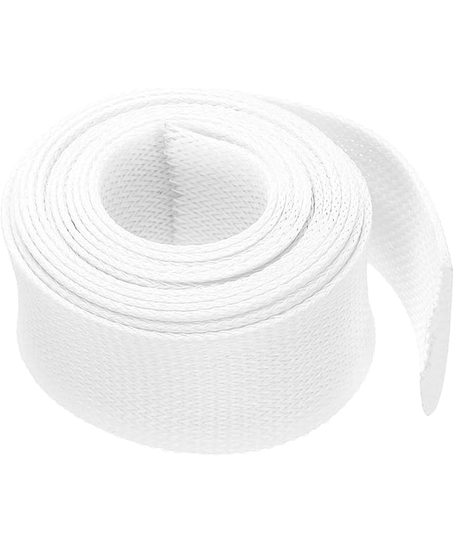 uxcell Expandable Sleeving, 2-inch 10ft Cable Sleeve, White