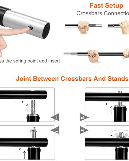 iMounTEK Backdrop Stand Photo Video Studio, 10Ft Wide Adjustable Backdrop Stand, Background Support System Kit with Clamps Carry Bag for Photography/Wedding/Party Decoration