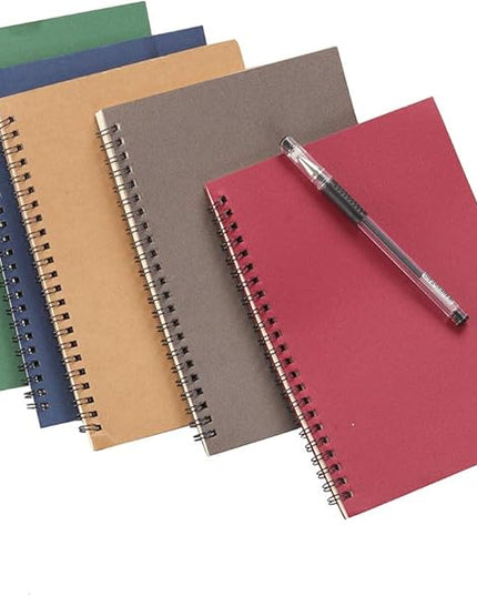 Rocutus 5pcs Colorful Spiral Notebook Student Small Study Book Spiral Notebook Small Notebook Office Simple Working Book Diary Notebook