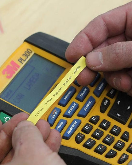 Rhino 6mm Yellow Heat Shrink Replace for DYMO 18052 A18052 Heat Shrink Tube Compatible with DYMO Industrial Rhino 4200, 5200, 5000, 6000, 6000+ Label Maker, 1/4, Black on Yellow, 4-Pack