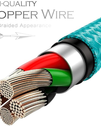 for iPhone Charger Cable Right Angle Lightning Cable 3Pack 90 Degree 6FT Nylon Braid Charging Cord Fast Charging Compatible for iPhone 14/13/12/12pro/11/11pro/XS/MAX/XR/X/8P/8/7P/7/6