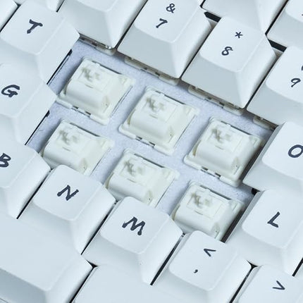 Linear Mechanical Keyboard Switches，Gateron Smoothie 40gf Switche，5 Pins Stem Pre Lubed Key Switche Compatible with MX Keycaps for Gaming Keyboard (90x Switches)