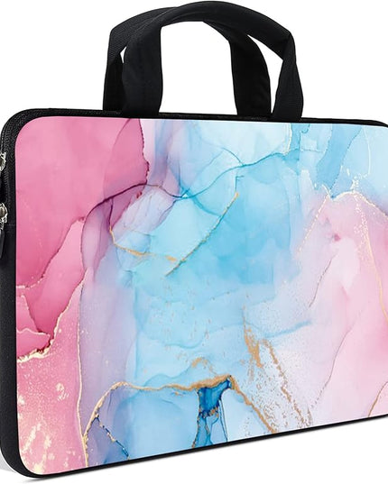AMARY Laptop Sleeves 11.6" 12" Laptop Handle Bag Neoprene Notebook Carrying Pouch Chromebook Sleeves case Ultrabook Case Tablet Cover Fit Apple MacBook Air HP DELL Lenovo Asus for Men Women (Marble)