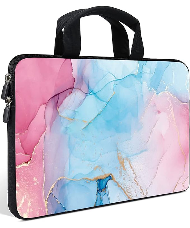 AMARY Laptop Sleeves 11.6" 12" Laptop Handle Bag Neoprene Notebook Carrying Pouch Chromebook Sleeves case Ultrabook Case Tablet Cover Fit Apple MacBook Air HP DELL Lenovo Asus for Men Women (Marble)
