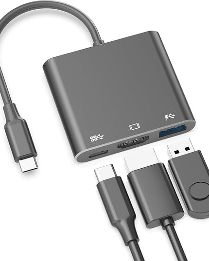 Battony USB C to HDTV Adapter with 4K@60Hz HDTV Output, Multi-AV Converter for for MacBook/Mac Pro Air iPad Pro and More Type-C Port Device