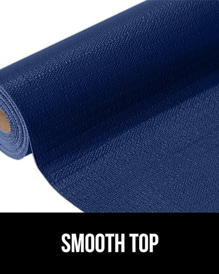 GORILLA GRIP Slip Resistant Drawer and Shelf Liner 2 Pack, Non Adhesive Water Resistant, Easy Clean and Trim, Smooth Surface Liners for Kitchen Cabinet, Shelves, Drawers, Pantry, 17.5 IN x 20 FT, Navy