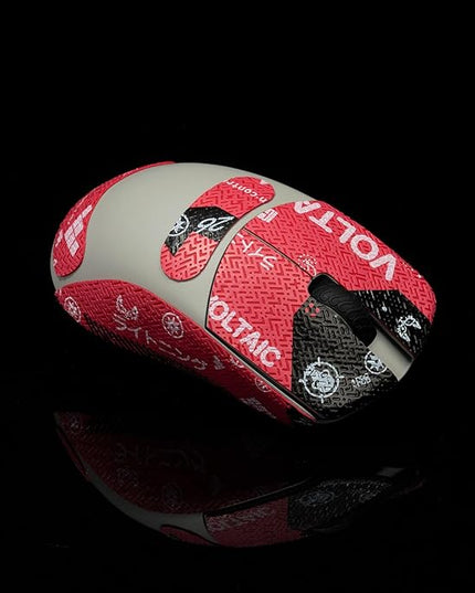 Grip Tape for Lamzu Atlantis Maya - Anti-Slip,Enhanced Control, Sweat Resistance,Improves FPS Gaming Grip & Mouse Protection [Pre-Cut] Blood X