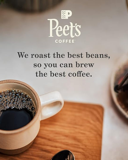Peet's Coffee, Medium Roast Keurig K-Cup Pods, 100% Arabica Coffee - Cafe Domingo 10 Count (1 Box of 10 Pods)