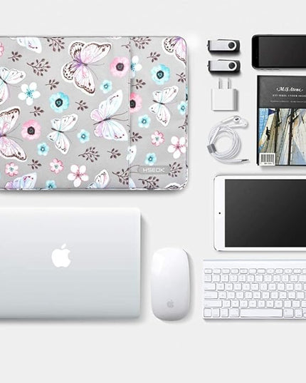 Hseok Laptop Case 15.6 Inch Sleeve, Shockproof Protective Water Repellent with Accessory Pocket,Compatible with Mac Pro 16 inch 2025-2019, Sleeve Bag for Most 15 15.6 16 Notebooks,B01F01