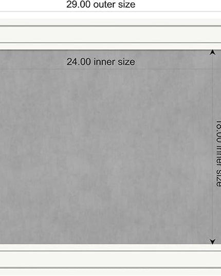 Amanti Art White Framed Magnetic Board 23x29 Medium Vision Board for use with Magnets, 100% Metal Sheet to Display Items as Office Decor or for Home Organization in mudroom, Kitchen or Kids Room