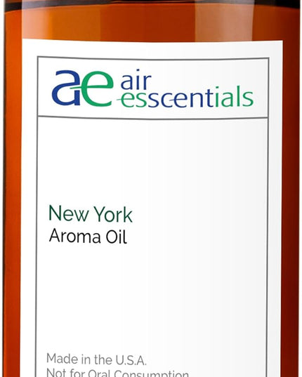 New York Aroma Oil, Essential Oils Blend for Diffusers & Scent Machines, Elegant Cedarwood & Spicy Clove, Aromatherapy, Cold Air Diffuser Compatible, 300 mL