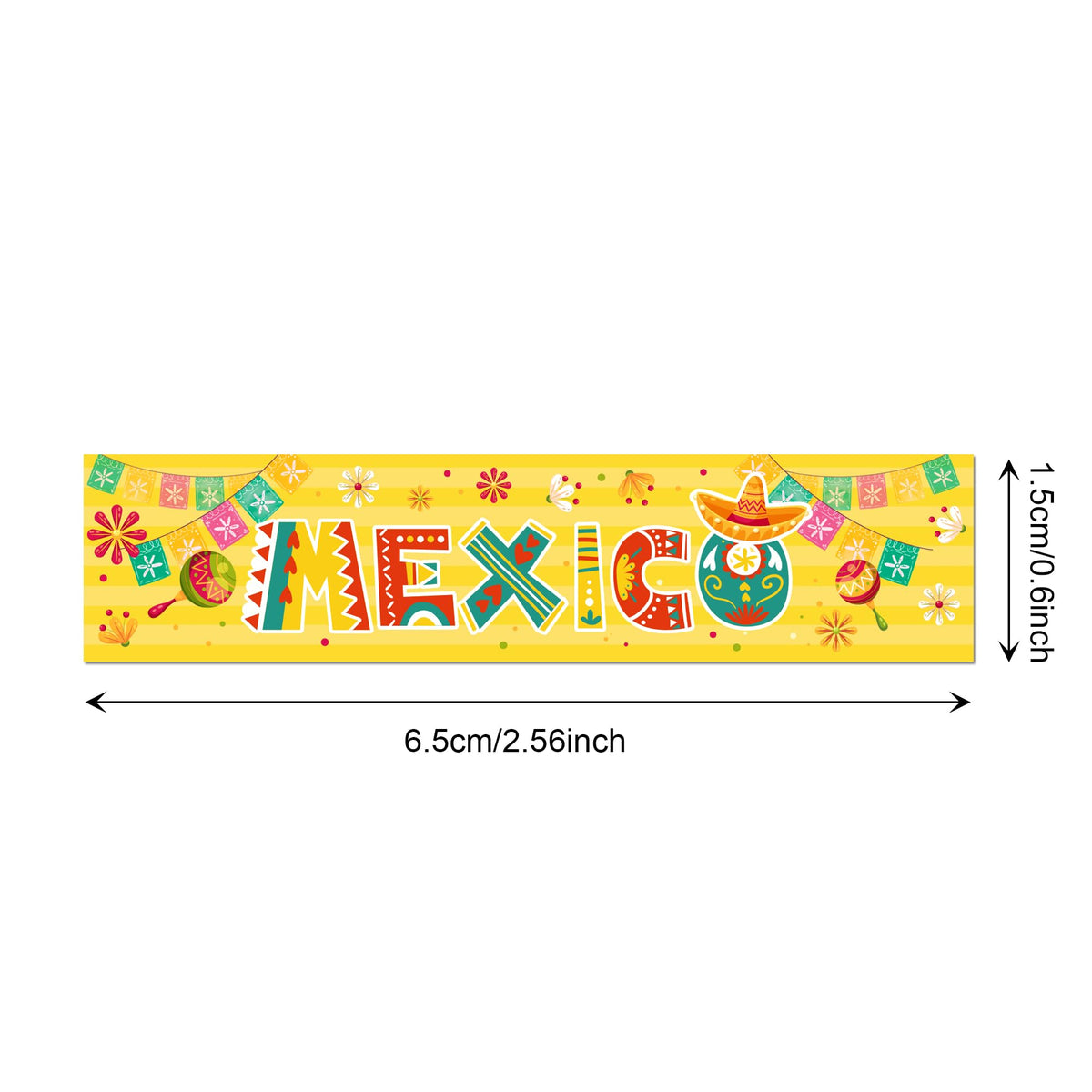 MOZUI Mexican Fiesta Washi Tape 12 Rolls Mexican Fiesta Washi Tape Masking Decorative Cinco De Mayo Washi Tape for DIY Craft Gift Wrapping Handbook Sticker Scrapbook Journaling Party Favor