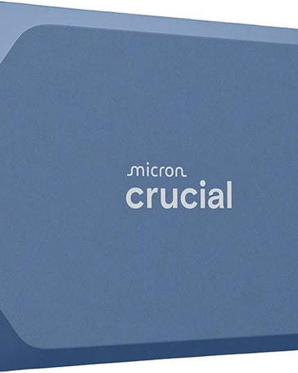 Crucial X10 4TB Portable SSD, Up to 2,100MB/s, USB 3.2 USB-C, External Solid State Drive, Compatible with Windows, Mac & Android, Durable Storage for Games, Photos & Files, Blue - CT4000X10SSD9-02