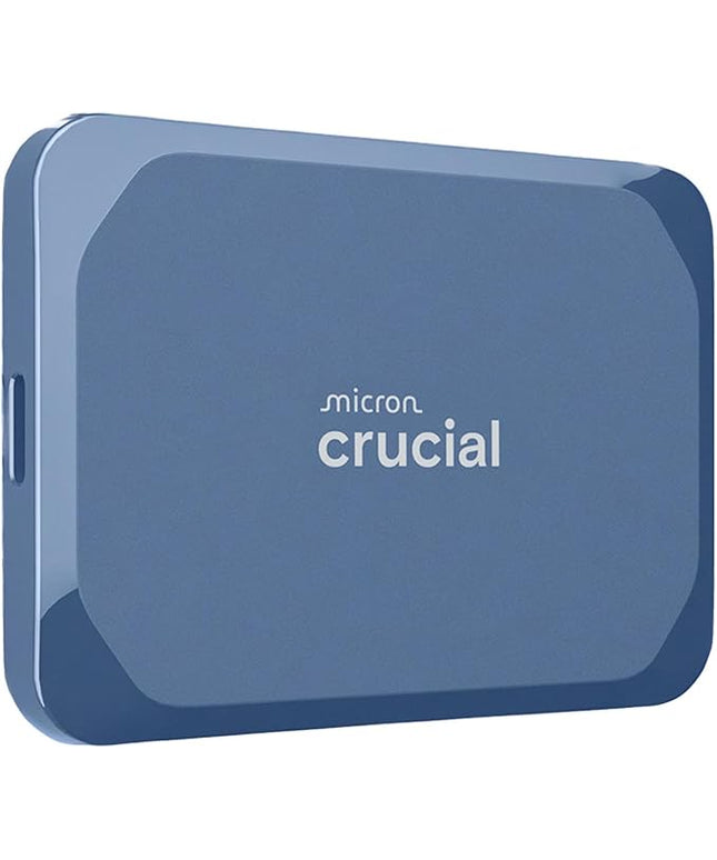 Crucial X10 4TB Portable SSD, Up to 2,100MB/s, USB 3.2 USB-C, External Solid State Drive, Compatible with Windows, Mac & Android, Durable Storage for Games, Photos & Files, Blue - CT4000X10SSD9-02