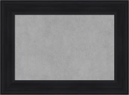 Amanti Art Black Framed Magnetic Board 17x23 Small Vision Board for use with Magnets, 100% Metal Sheet to Display Items as Office Decor or for Home Organization in mudroom, Kitchen or Kids Room
