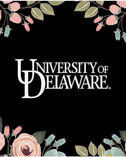 Mouse Pad, Fabric, University of Delaware Standard/Floral Pink