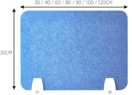 Privacy Desk Divider, Office Partition Panel, Soundproof Cubicle Divider for Students, Noise Reduction Screen, Adjustable Workspace Shield