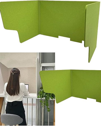 Acoustic Desk Divider Soundproof Partition Panels 2Pack Collapsible & Portable Ideal for Office School Classroom Customizable Privacy Screens
