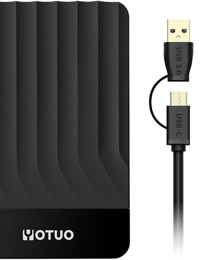 Portable External Hard Drive Storage Expansion Mobile HDD USB 3.0 for PC, Mac, Desktop, Laptop, PS4, PS5, Xbox One X/S, Xbox 360, Xbox Series X/S, Office & Game (Black, 750GB)