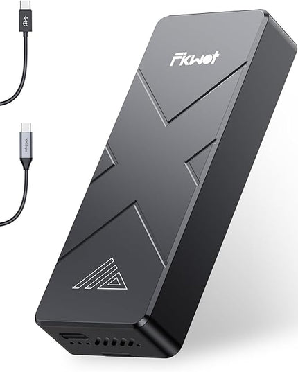 1TB External SSD, USB4 40Gbps Portable SSD 2TB with Cooling Fan, Up to 3700MB/s, External Solid State Drives Compatible with Mac mini, iPhone 15/16 Series, Tablets, MacBook, iPad, iMac, etc(FP110)
