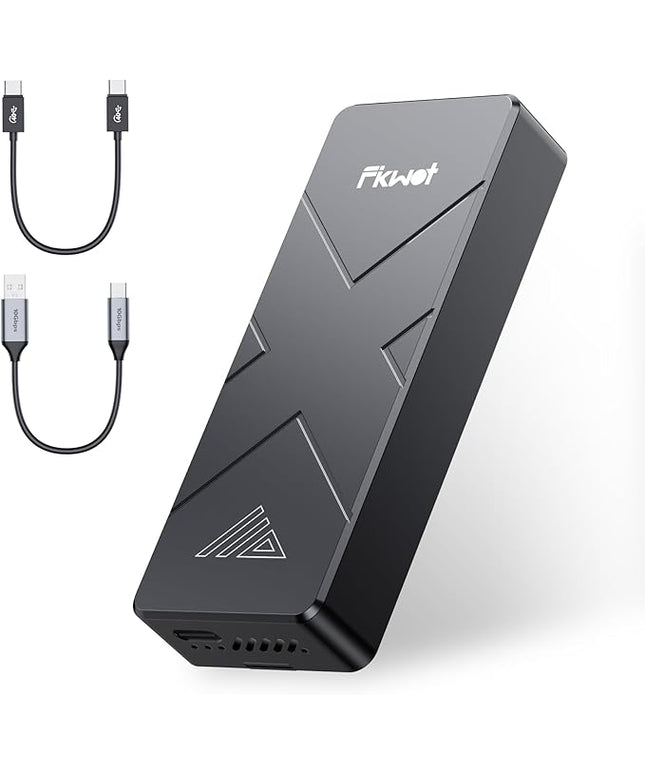 1TB External SSD, USB4 40Gbps Portable SSD 2TB with Cooling Fan, Up to 3700MB/s, External Solid State Drives Compatible with Mac mini, iPhone 15/16 Series, Tablets, MacBook, iPad, iMac, etc(FP110)