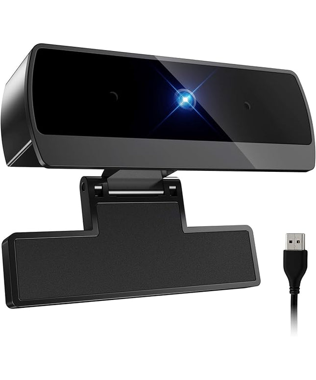 Webcam for PC, Full HD 1080P Video Calling, HD Light Correction, Works with Skype, Zoom, FaceTime, Hangouts, PC/Mac/Laptop/MacBook/Tablet
