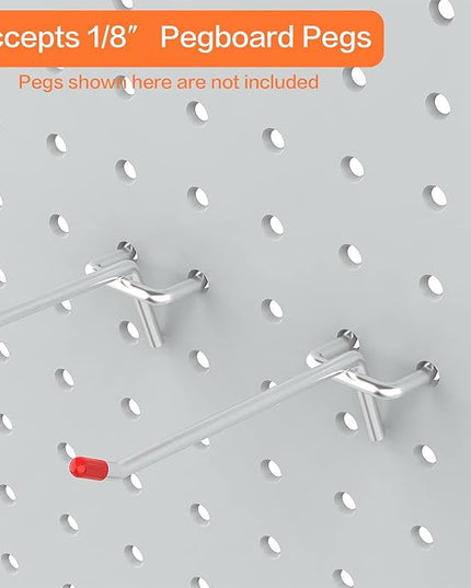 Ultrawall 2 Pcs Metal Pegboard Wall Panels, Peg Boards for Garage Tool Storage