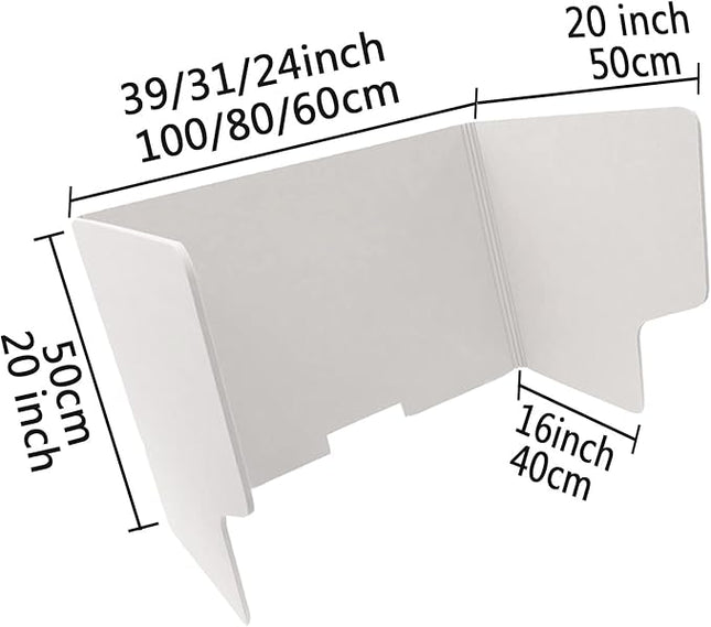 Portable Acoustic Desk Divider 2Pack Foldable Soundproof Partitions Privacy Panels for Desks Perfect School Classroom Office Customizable Workspace Solutions
