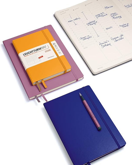 LEUCHTTURM1917 - Weekly Planner 2026, Softcover, Medium (A5), Forest Green (Jan 1 - Dec 31, 2026)