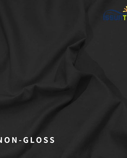 ISSUNTEX 6X9 ft Background Muslin Backdrop, Photo Studio, Collapsible High Density Screen for Video Photography and Television-Black