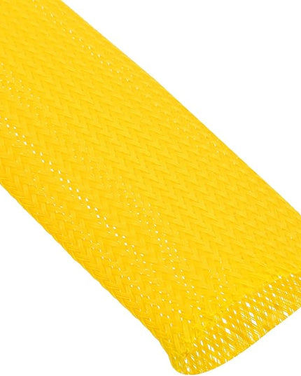 uxcell Expandable Sleeving, 2-inch 25ft Cable Sleeve, Yellow