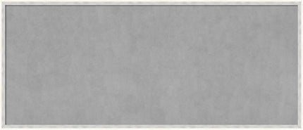 Amanti Art White Framed Magnetic Board 21x49 Oversize Vision Board for use with Magnets, 100% Metal Sheet to Display Items as Office Decor or for Home Organization in mudroom, Kitchen or Kids Room