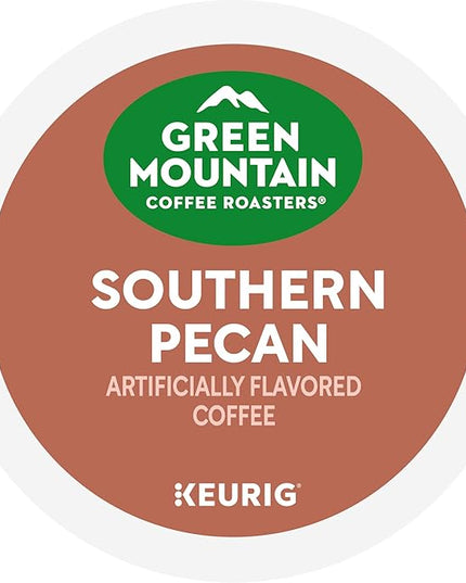 Green Mountain Coffee Roasters Southern Pecan Keurig Single-Serve K-Cup pods, Light Roast Coffee, 60 Count (6 Packs of 10)