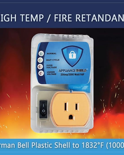 Surge Protector - Protects Appliances From Damaging & Costly Voltage Spikes/Dips. Great for Refrigerators, Freezers, Dryers, Computers. Best in Class 20 Amp, 2200 Watts.