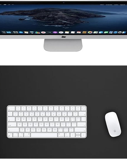 TopMade Mouse Pad with 15W Wireless Charging, Gaming Mousepad Home Office Large Desk Pad with Ultra-Smooth Surface, Non-Slip Base, Waterproof Keyboard Pad, Classic Black Desk Mat