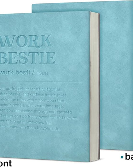 Work Bestie Journal Notebook, Gifts for Coworker Friendship Women Farewell Retirement Going Away