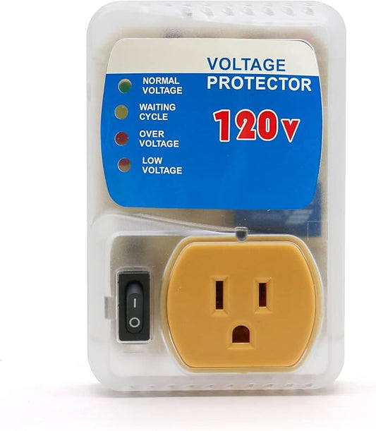 [ETL Listed] BSEED Electronic Surge Protector for Home Appliance, Voltage Protector Suit for Refrigerators and Freezers, Voltage Brownout Outlet 120V 15A 1800Watts