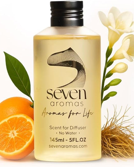 SevenAromas Hotel Scent Diffuser Oil, Luxury Hotel-Inspired Essential Oil for Aromatherapy & HVAC Diffusers – Premium Dropper Bottle - 145 ml 5 FL oz (Purple Lavander)
