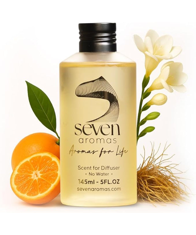 SevenAromas Hotel Scent Diffuser Oil, Luxury Hotel-Inspired Essential Oil for Aromatherapy & HVAC Diffusers – Premium Dropper Bottle - 145 ml 5 FL oz (Purple Lavander)