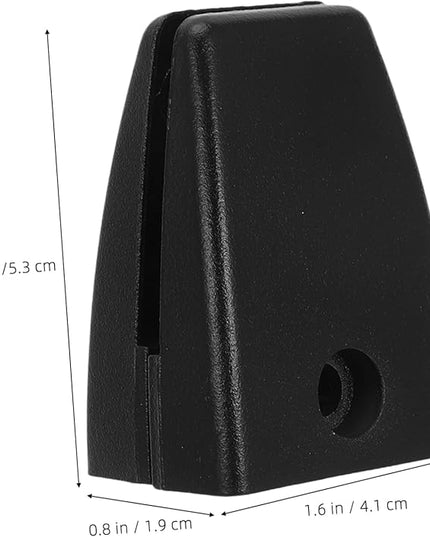Homoyoyo 2pcs Desk Partition Clips for Office Adjustable Sneeze Guard Clamp Soundproof Baffle Desk Divider Mobile Clip