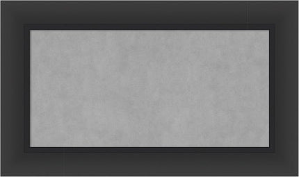 Amanti Art Black Framed Magnetic Board 17x29 Small Vision Board for use with Magnets, 100% Metal Sheet to Display Items as Office Decor or for Home Organization in mudroom, Kitchen or Kids Room